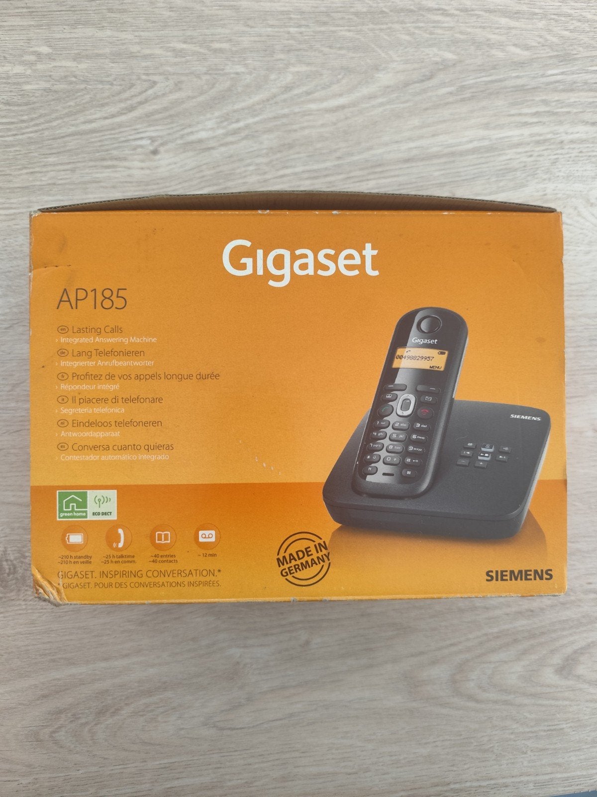 Téléphone Fixe Sans Fil avec Répondeur – Gigaset AS185, Télécoms, Enlèvement ou Envoi
