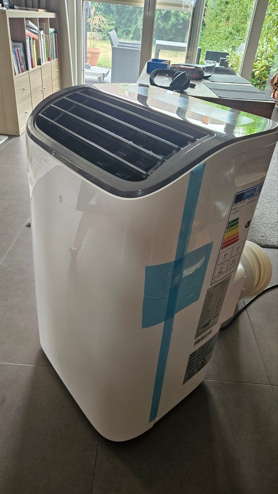 Mobiele airco (12000 BTU), Comme neuf, Enlèvement, Classe énergétique A ou plus économe, Refroidissement et Déshumidification