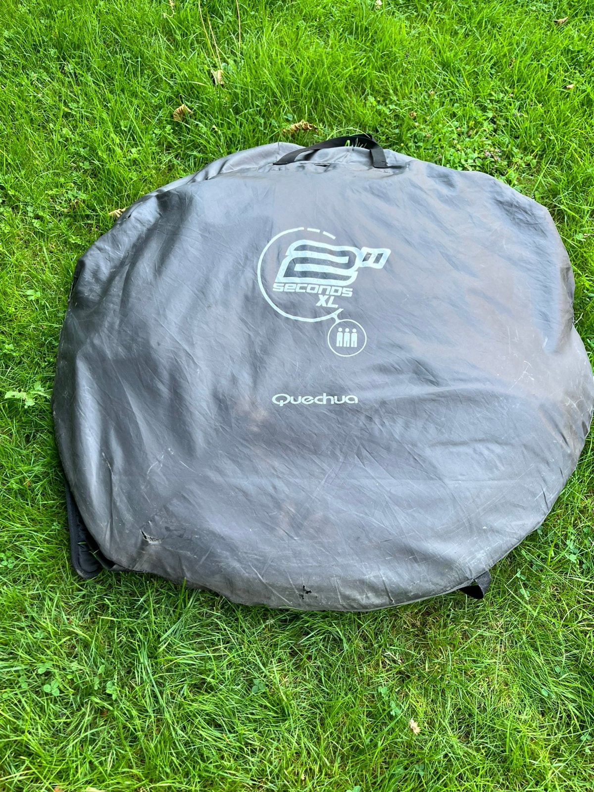 2 seconds tent XL decathlon, Caravans en Kamperen, Tenten, Ophalen, Gebruikt