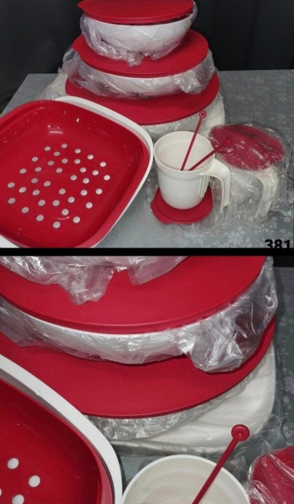 Tupperware Allegra Setten (Zie omschrijving), Neuf, Enlèvement ou Envoi, Autres couleurs, Autres types