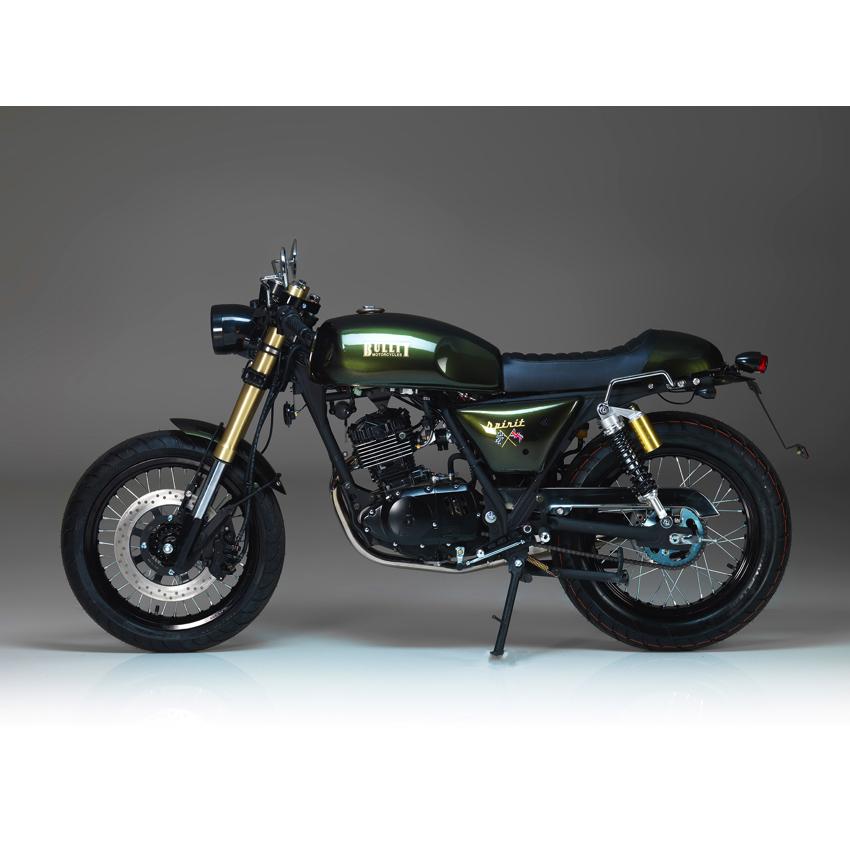 Bullit (Bluroc) Spirit 125 CAFÉ RACER nu €1999, Motoren, Bedrijf