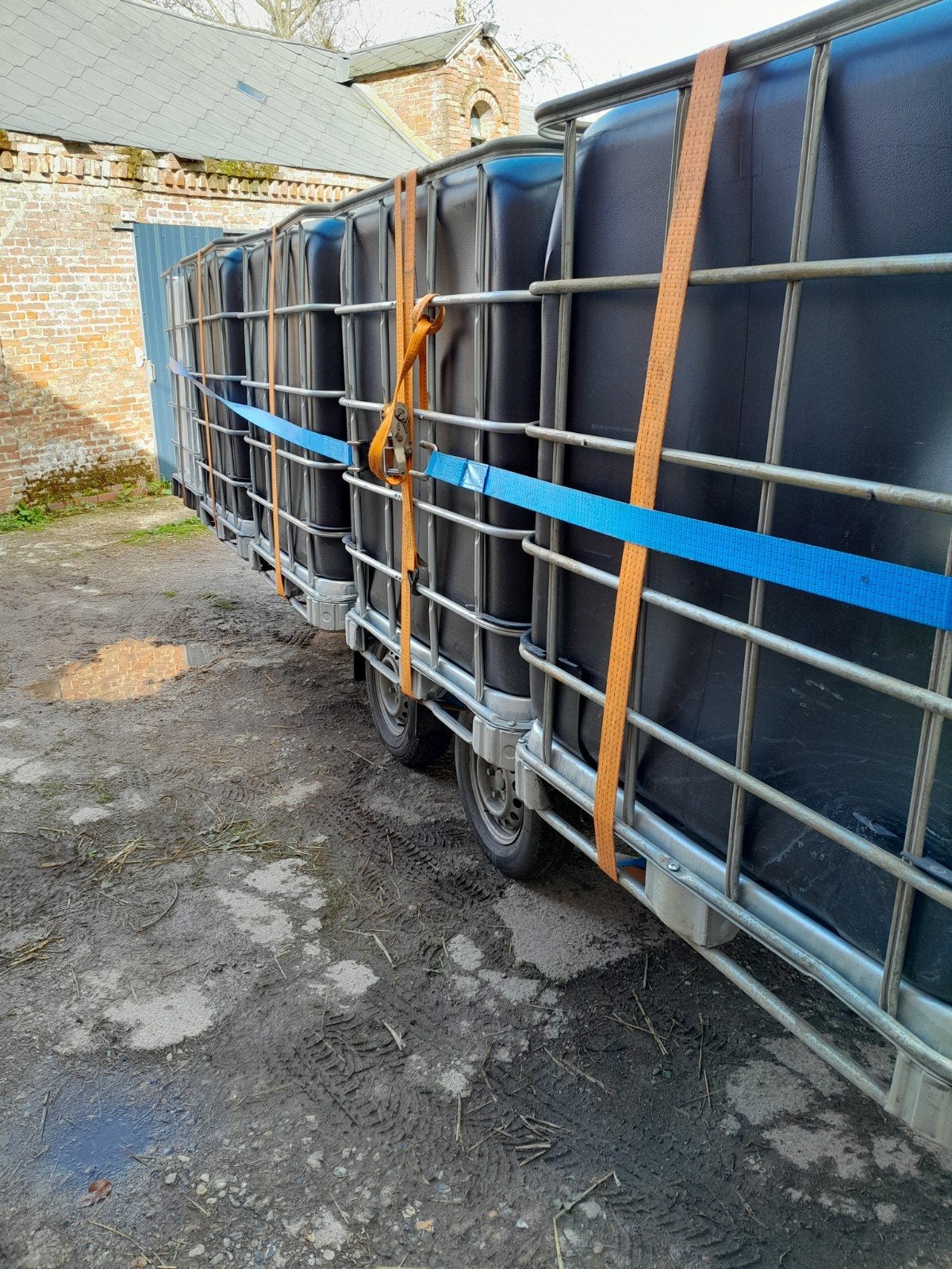 Cuve IBC noir, Enlèvement, Neuf