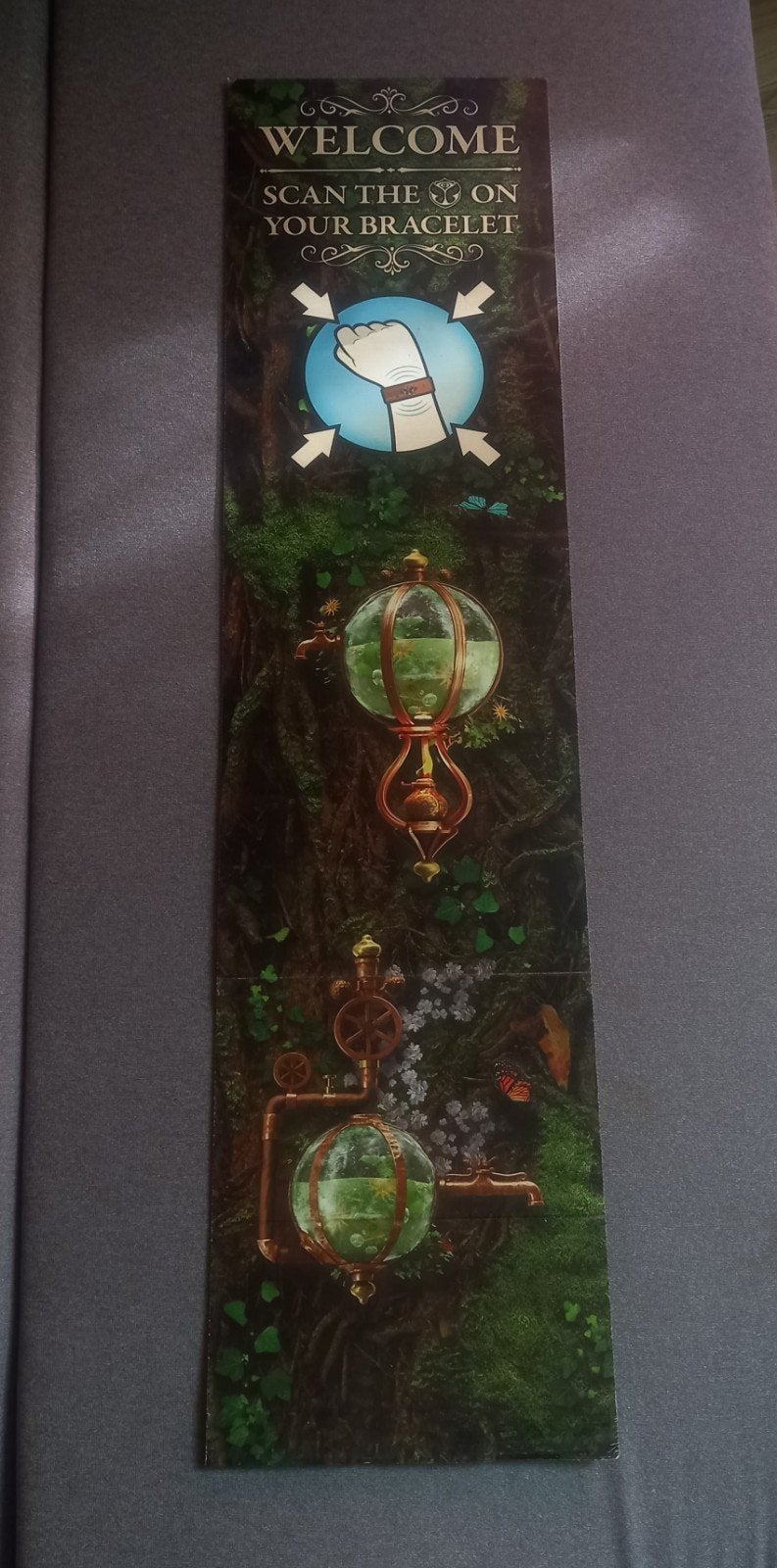 Vintage tomorrowland inkom paneel
