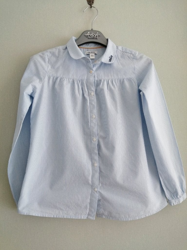 mooi gestreept bloesje Okaidi maat 10 jaar, Kinderen en Baby's, Kinderkleding | Maat 140, Okaïdi, Meisje, Overhemd of Blouse, Ophalen of Verzenden