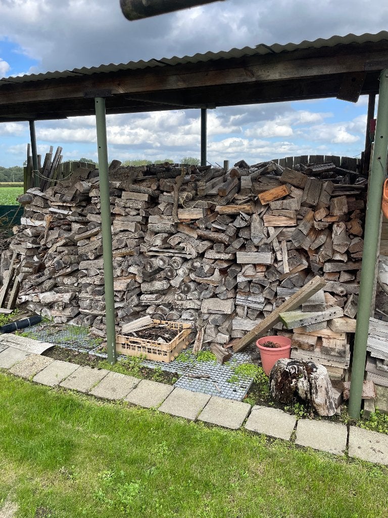 Brandhout minstens 8 kuub, Tuin en Terras, 6 m³ of meer, Ophalen, Eikenhout, Blokken