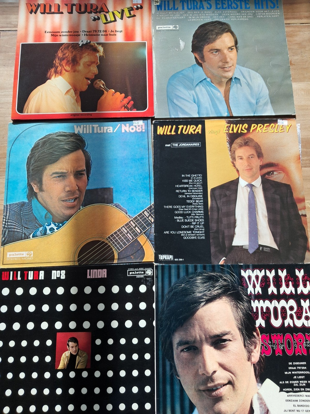 12 lp's Will Tura, CD & DVD, Enlèvement ou Envoi, Chanson réaliste ou Smartlap, Utilisé, LP