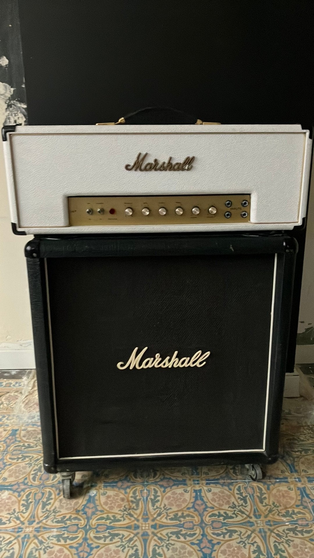 Ceriatone plexi 50 et baffle Marshall 4x10 1965b, Ophalen, Gebruikt, Gitaar, 50 tot 100 watt