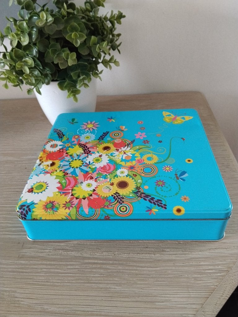 vintage blikken doos, Verzamelen, Ophalen of Verzenden, Zo goed als nieuw