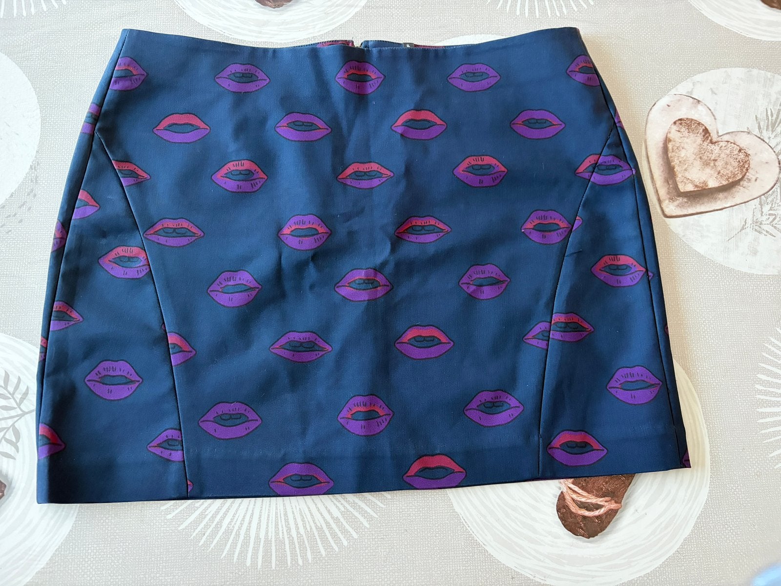 Poprok van Naf Naf — Maat 42, Kleding | Dames, Rokken, Zo goed als nieuw, Blauw, Ophalen of Verzenden