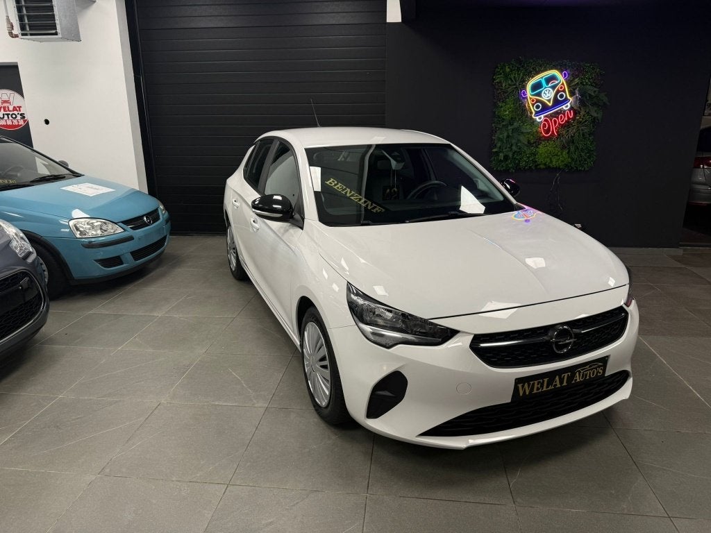 OPEL CORSA 2020 BENZINE EURO 6/ NIEUWE STAAT, Bluetooth, 75 kW, Wit, Bedrijf