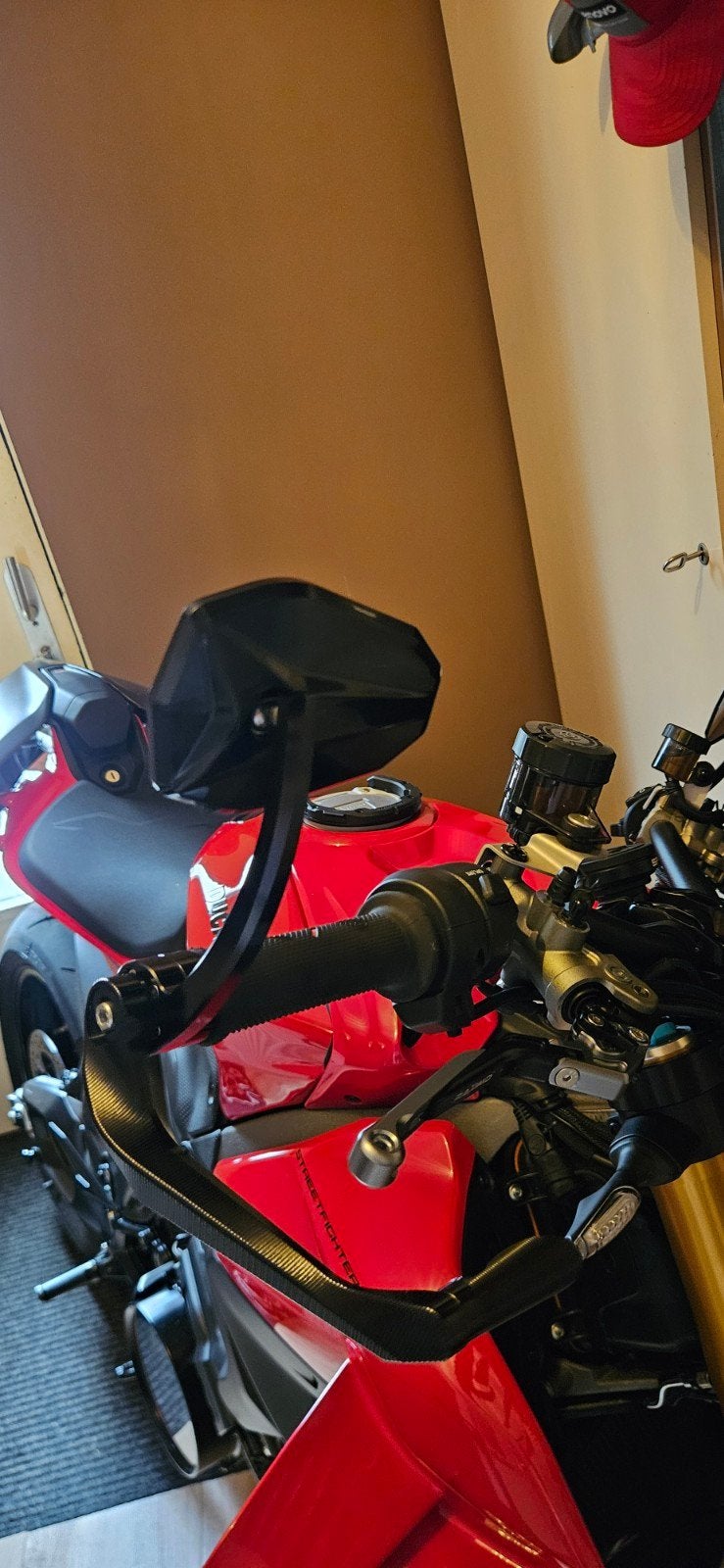 Bar end spiegels Ducati Streetfighter V4s, Motoren, Ophalen