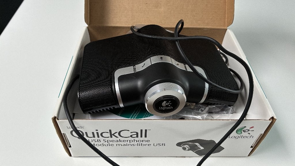 Logitech conference call set, Ophalen, Logitech, Overige typen, Zo goed als nieuw