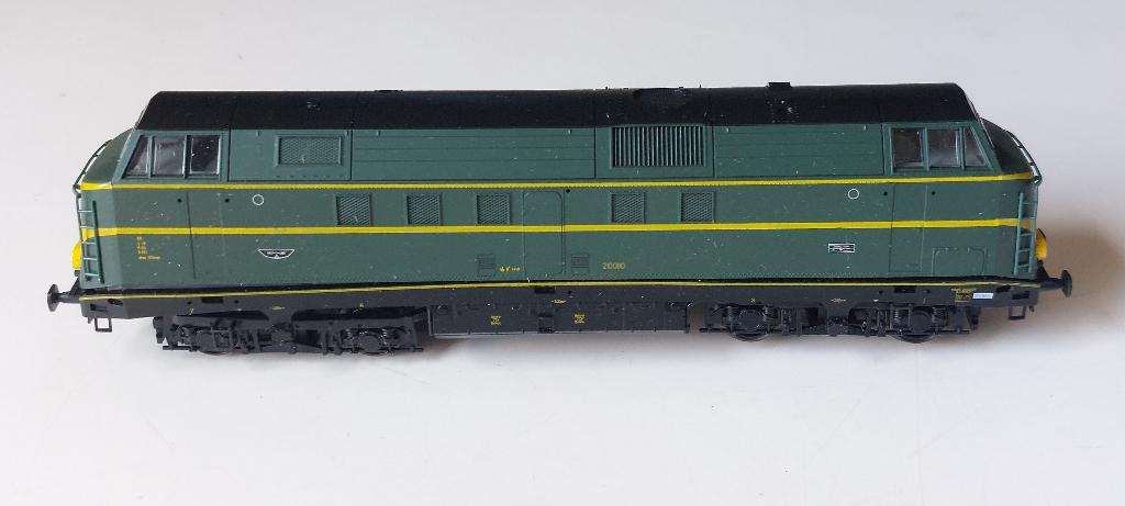 SNCB/NMBS KLEINBAHN LOCO DIESEL 210080*HO*DC*A RETAPER, Autres marques, Analogique, Locomotive, Envoi