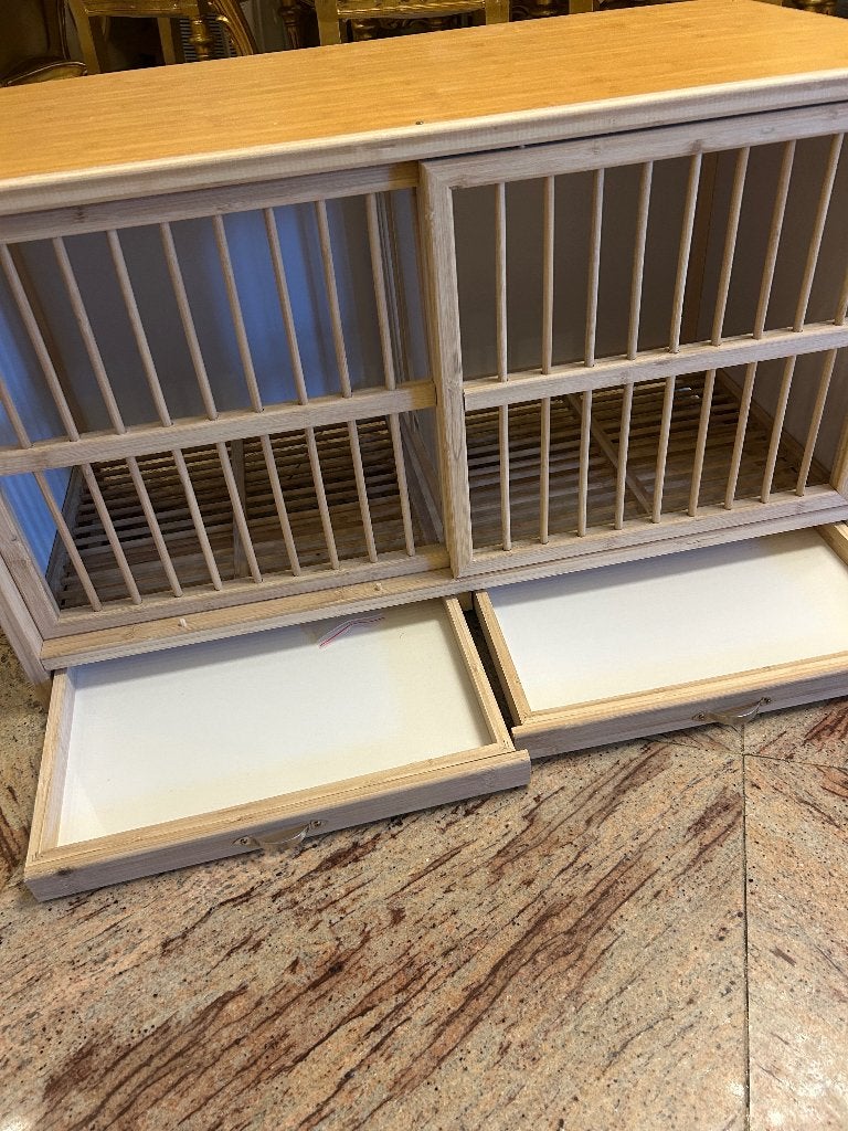 Cage pour pigeons en bambou et bois imperméable, Animaux & Accessoires