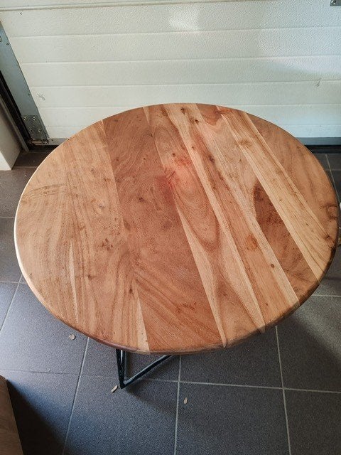 houten salontafel, Rond, 100 à 150 cm, Enlèvement, Utilisé