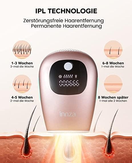 ontharen met de Innza IPL, Elektronische apparatuur, Ophalen, Zo goed als nieuw, Scheren en Epileren