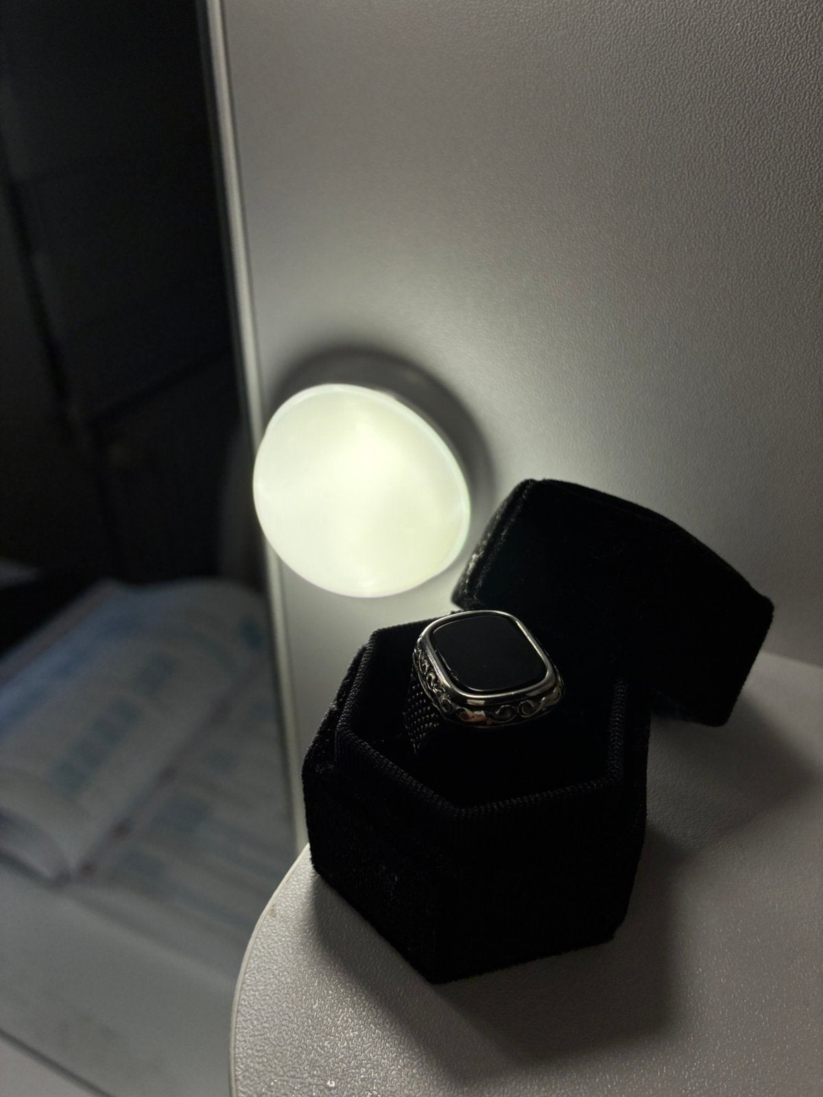 Sterling zilveren herenring, Ophalen, Heer, Zo goed als nieuw, Zilver