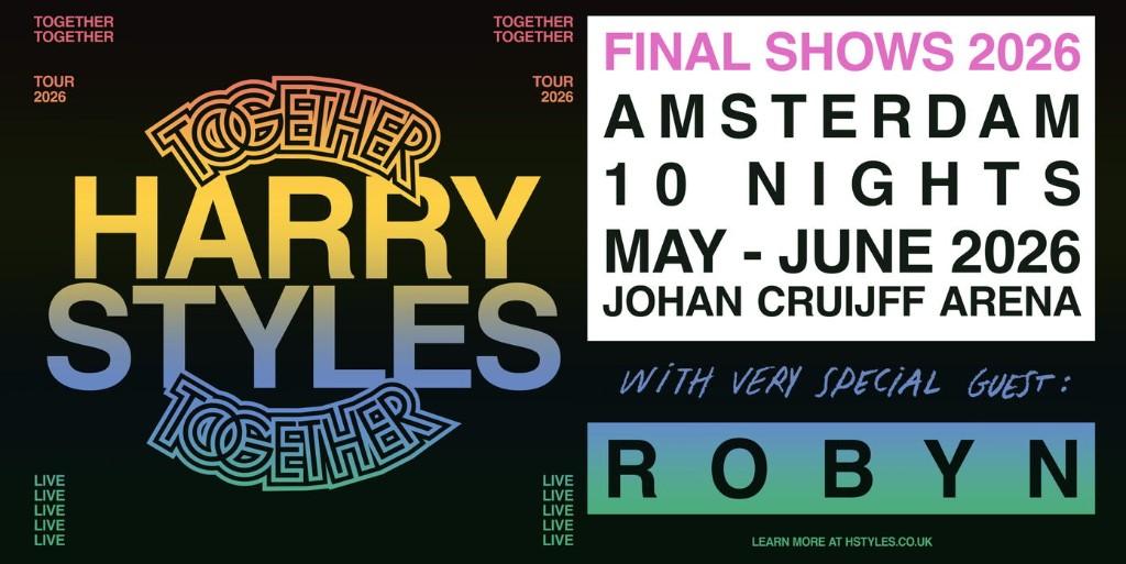 2 tickets Harry Styles 22 mai Amsterdam, Trois personnes ou plus, Mai