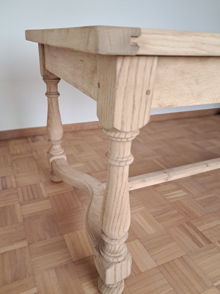 Massieve eiken landelijke tafel, Ophalen
