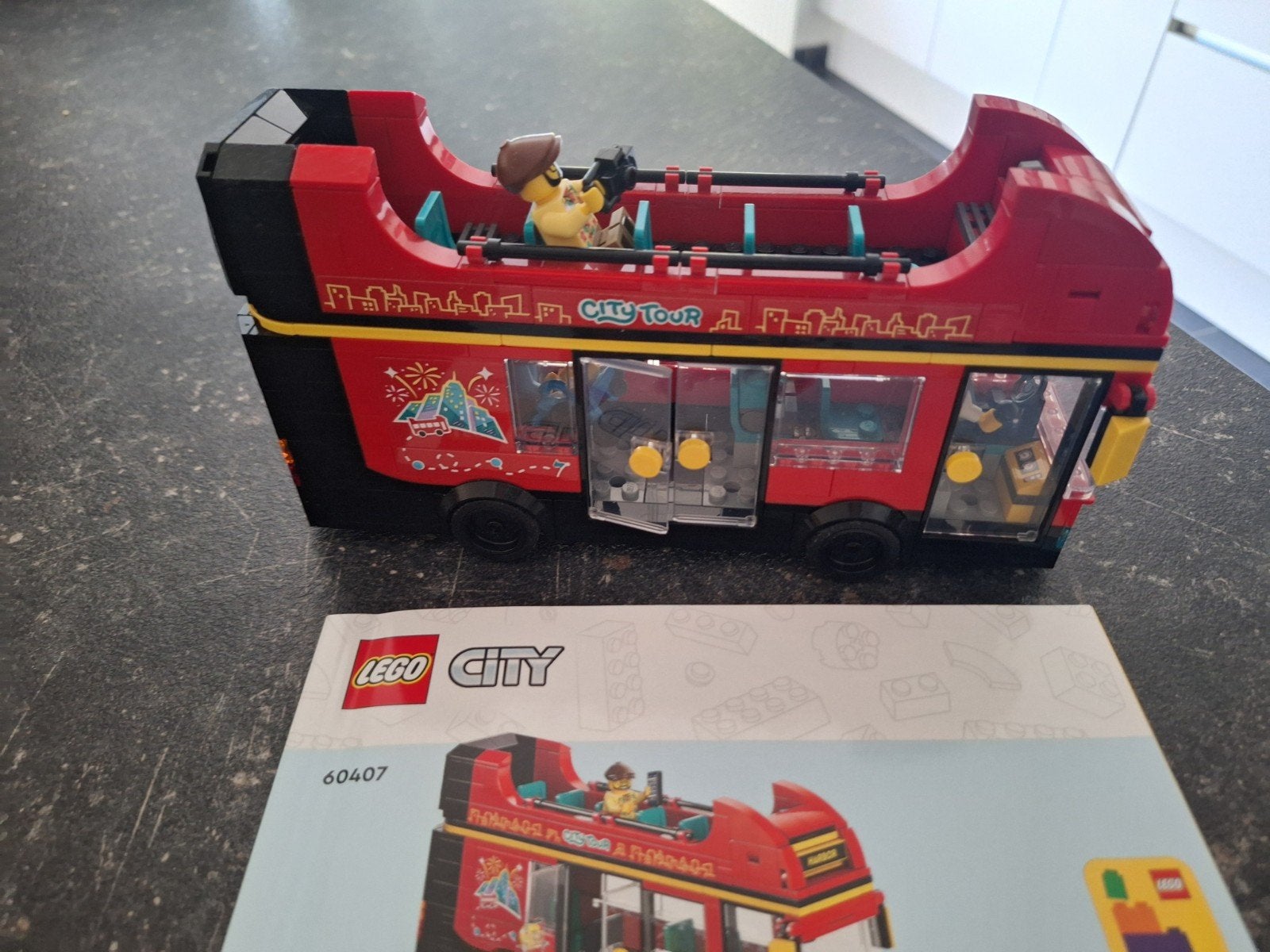 lego 60407 tourist bus, Ophalen, Lego, Zo goed als nieuw, Compleet