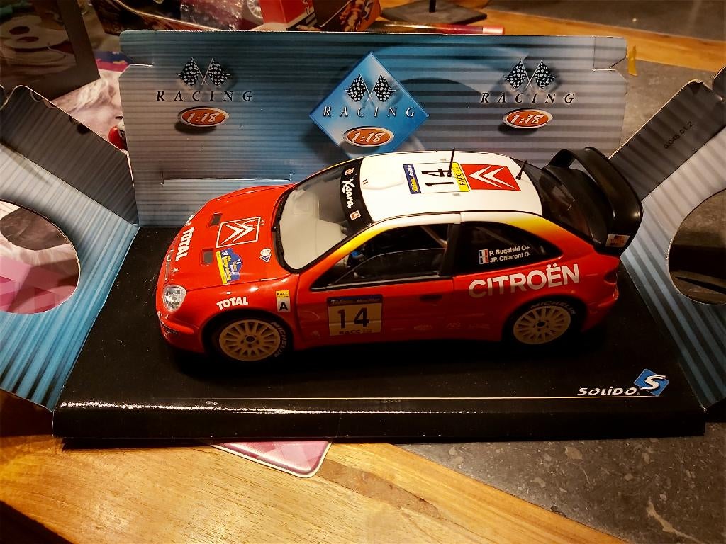 SOLIDO Citroen Xsara T4 WRC 2001 n14 Bulgalski / Chiaroni, Ophalen of Verzenden, Nieuw, Auto, Solido