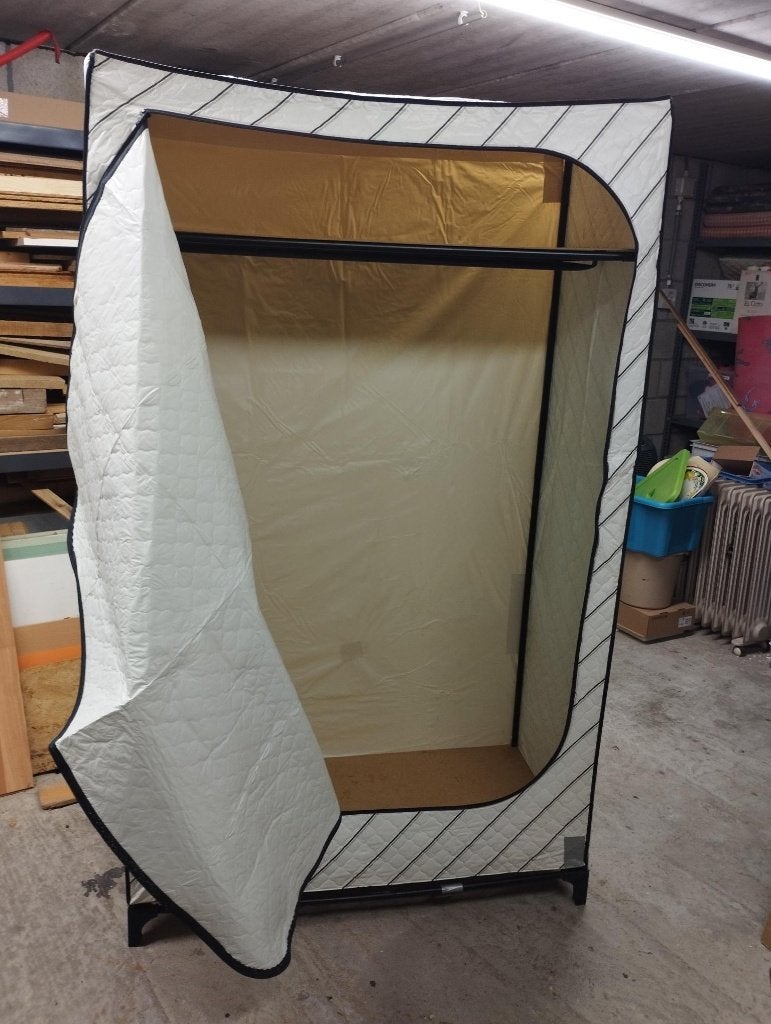 kast in opbouwformule plastic, Huis en Inrichting, Kasten | Kleerkasten, Gebruikt, 150 tot 200 cm, 100 tot 150 cm, 50 tot 75 cm