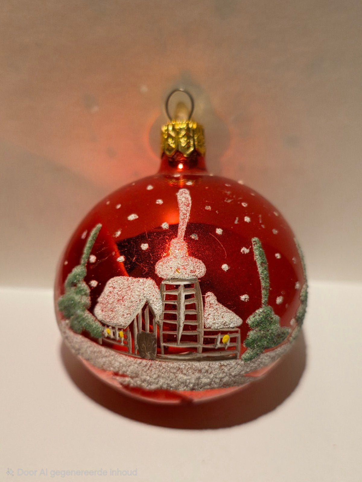 vintage kerstbal, Diversen, Ophalen of Verzenden, Gebruikt