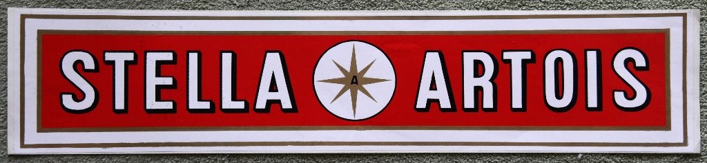Set Vintage Stella Artois XL Stickers (Jaren 70/80), Verzamelen, Ophalen, Stella Artois