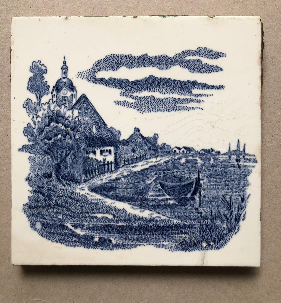 oude Delftse tegel, Ophalen of Verzenden