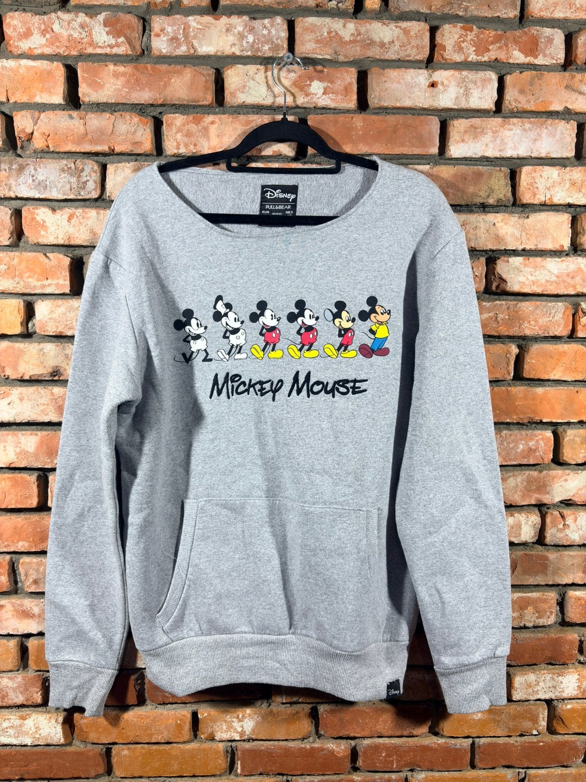 Sweatshirt Pull&Bear Disney Mickey Mouse gris, Enlèvement ou Envoi, Comme neuf