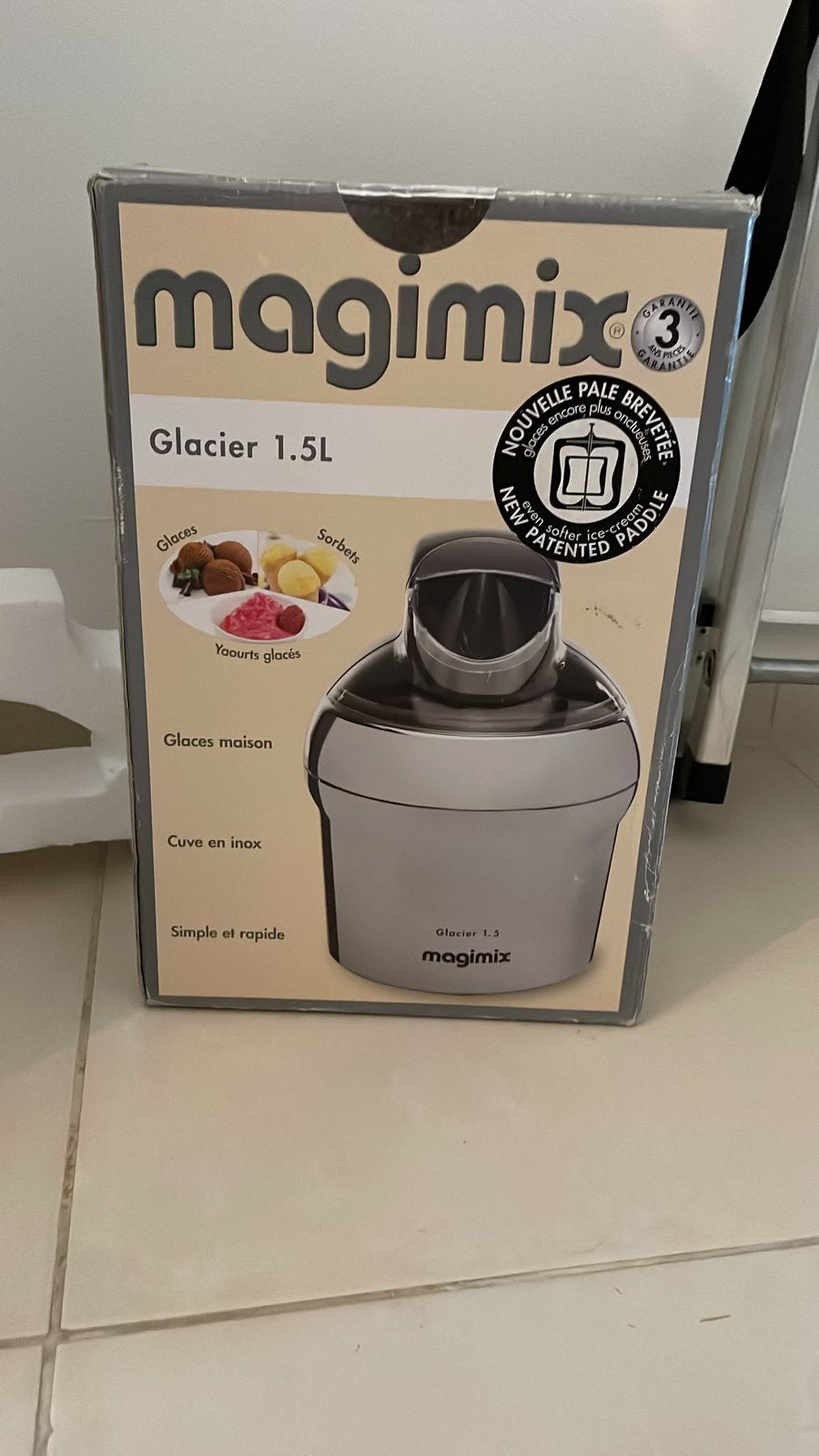 Machine à glace 1.5L, Enlèvement, Comme neuf, Élément de refroidissement