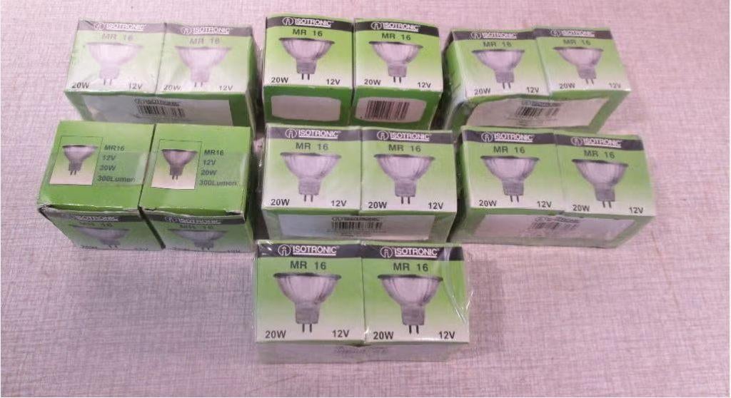 Mooi Partij Isotronic 12V Halogeenlampen - 20 Watt - NIEUW, Ophalen of Verzenden, Nieuw, Minder dan 30 watt, Halogeen (gloei)lamp