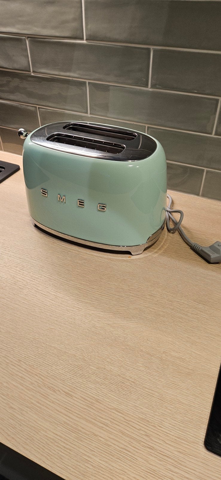 SMEG Broodrooster pastelgroen, Elektronische apparatuur, Ophalen, Zo goed als nieuw
