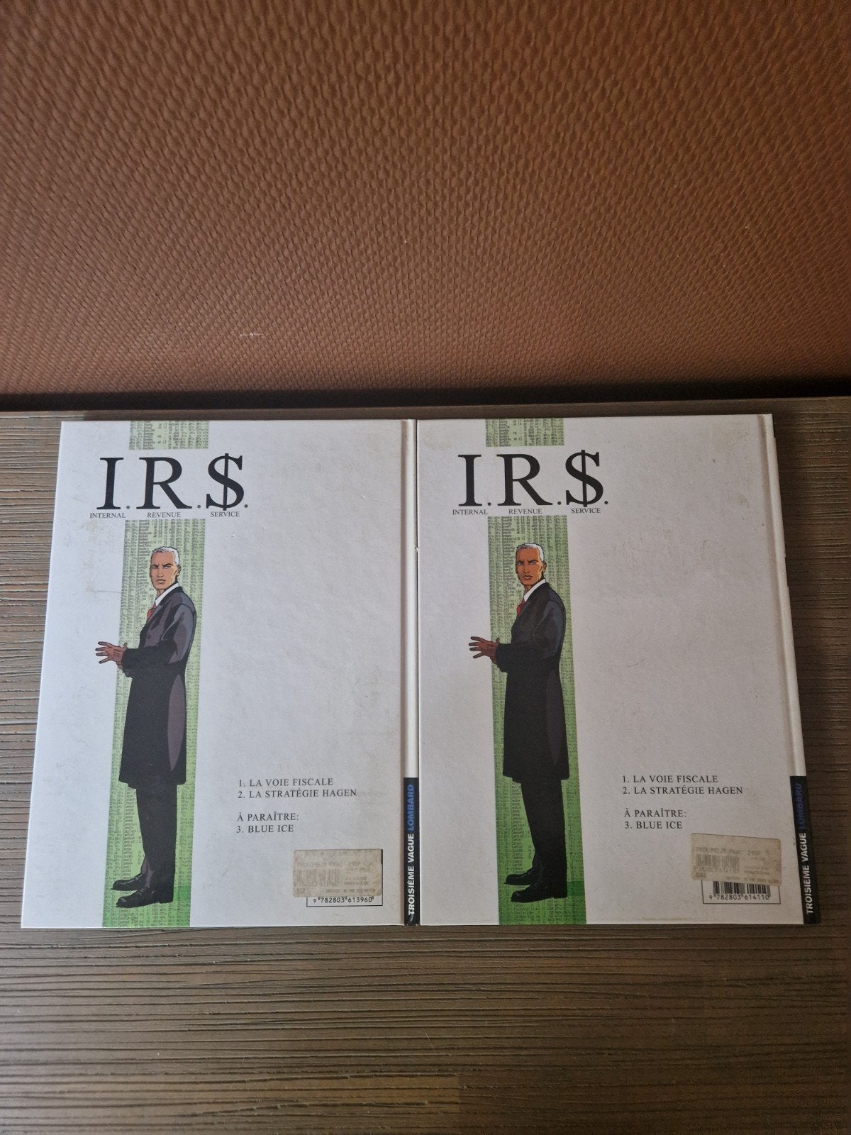 Lot de 2 bd irs 1 et 2, Livres, Enlèvement ou Envoi