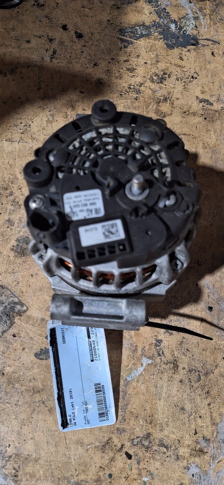 Originele Dynamo VW Polo Seat Ibiza Skoda Fabia 1.0 TSI 04C9, Auto-onderdelen, Gebruikt, -, Volkswagen, -