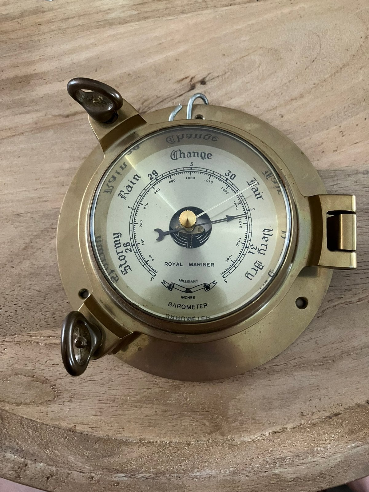 Vintage Royal Mariner barometer, Ophalen, Zo goed als nieuw, Barometer
