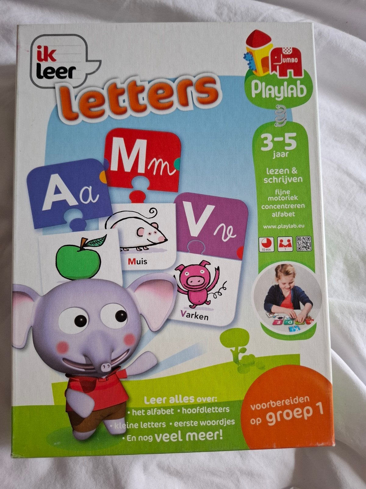 Jumbo Ik Leer Letters 3-5 jaar, Ophalen, Zo goed als nieuw
