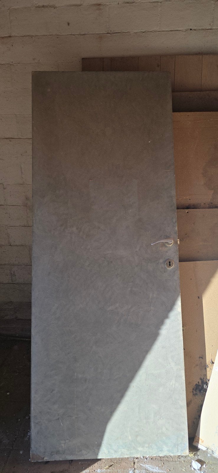 schilderdeur binnendeur garagedeur tuinhuis deur hout, Doe-het-zelf en Bouw, Ophalen, Hout, Binnendeur