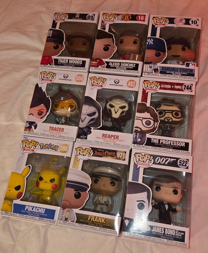 9 x Funko Pop's, Verzamelen, Ophalen of Verzenden, Zo goed als nieuw