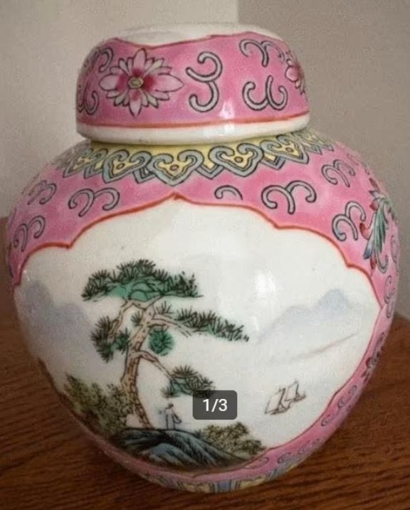 2 chinees porseleinen potjes, Antiek en Kunst, Ophalen of Verzenden