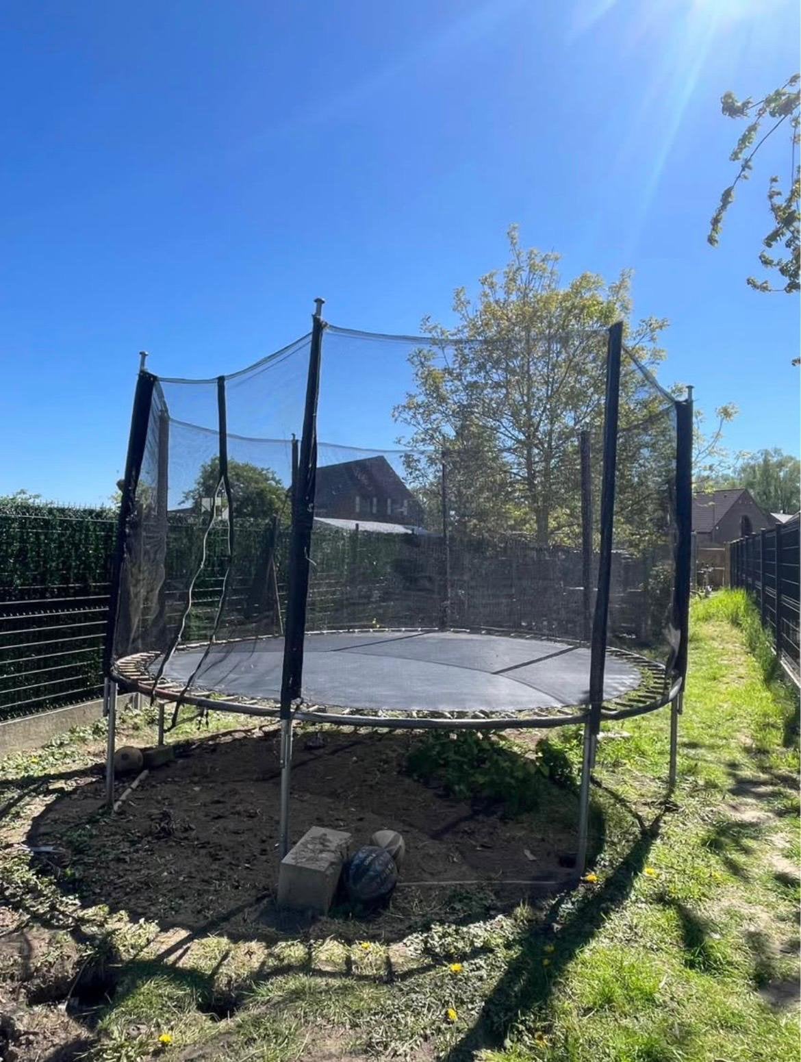 Trampoline te koop diameter 370 cm, Kinderen en Baby's, Ophalen, Zo goed als nieuw