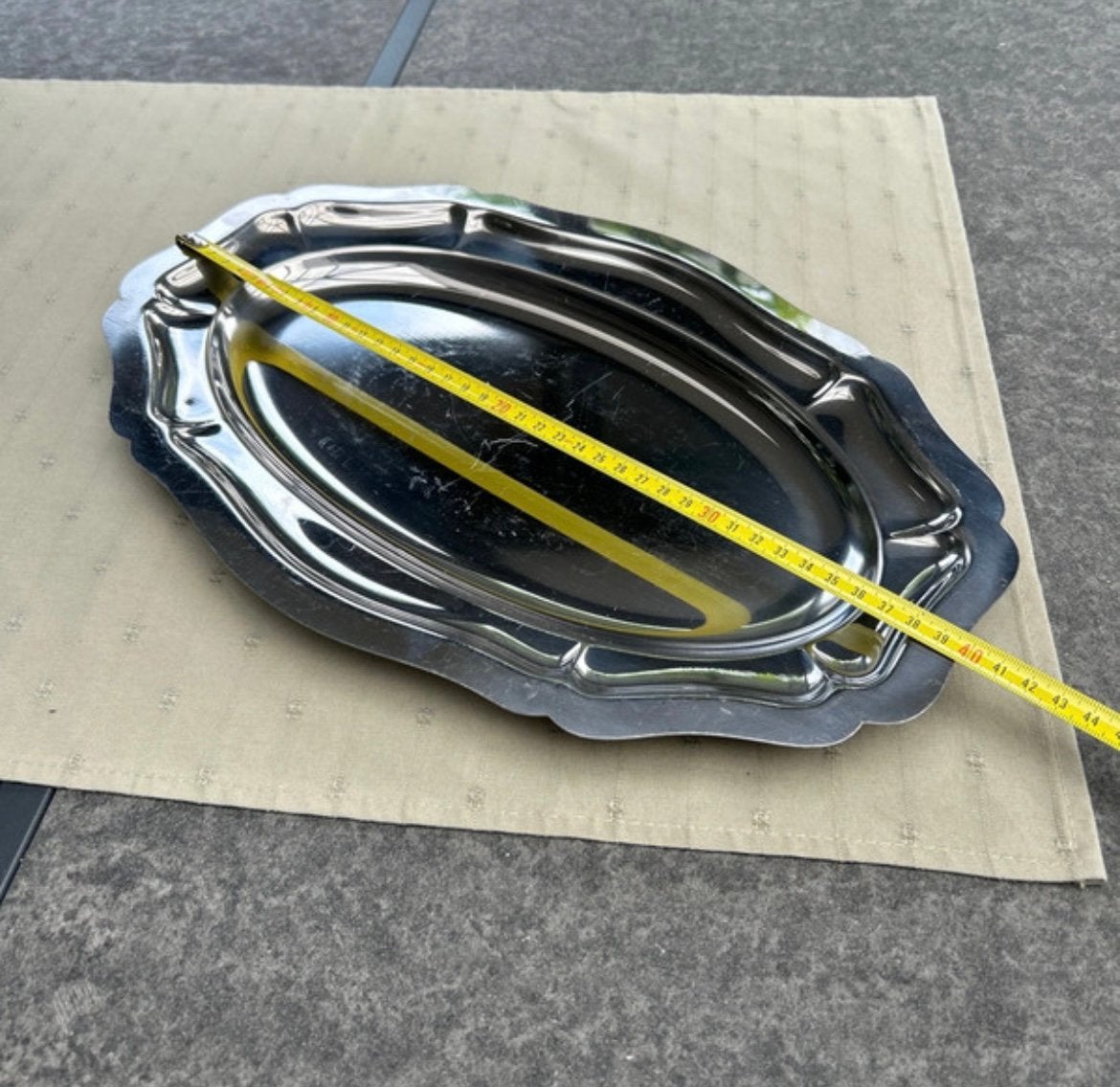Inox schaal, Ophalen of Verzenden
