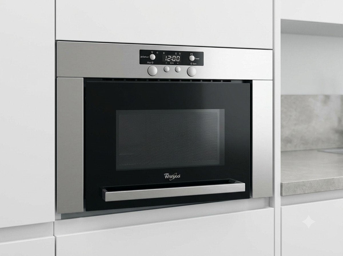 Whirlpool Inbouwmicrogolfoven / Combi (Model: AMW 472/IX), Ophalen, Microgolfoven, Zo goed als nieuw, Inbouw