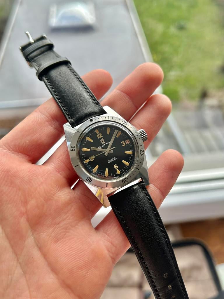 Festina 600ft, Bijoux, Sacs & Beauté, Montres | Enfants, Comme neuf, Noir, Enlèvement ou Envoi