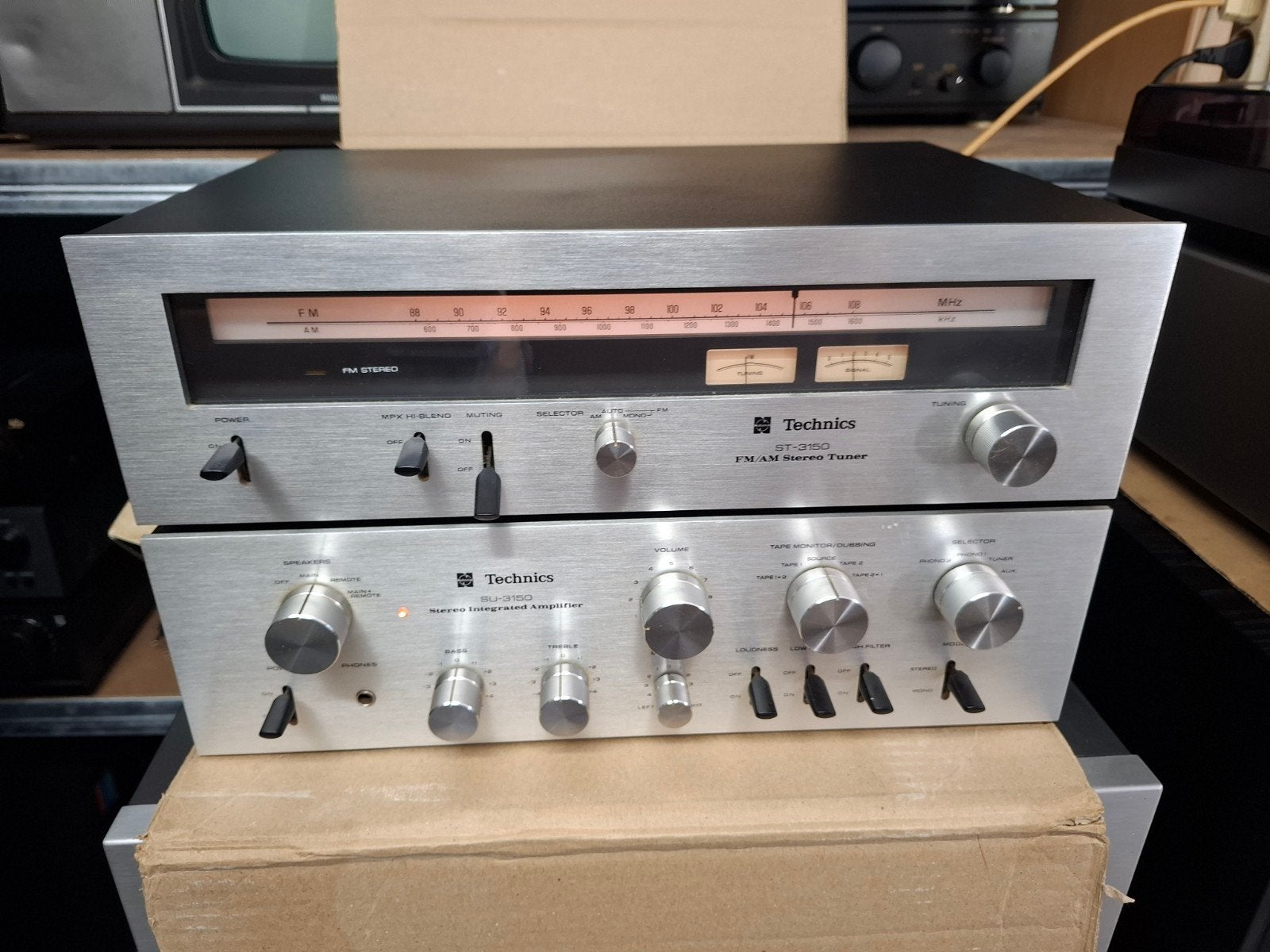 prachtige retro set technics volledig na gezien koopje, Audio, Tv en Foto, Ophalen