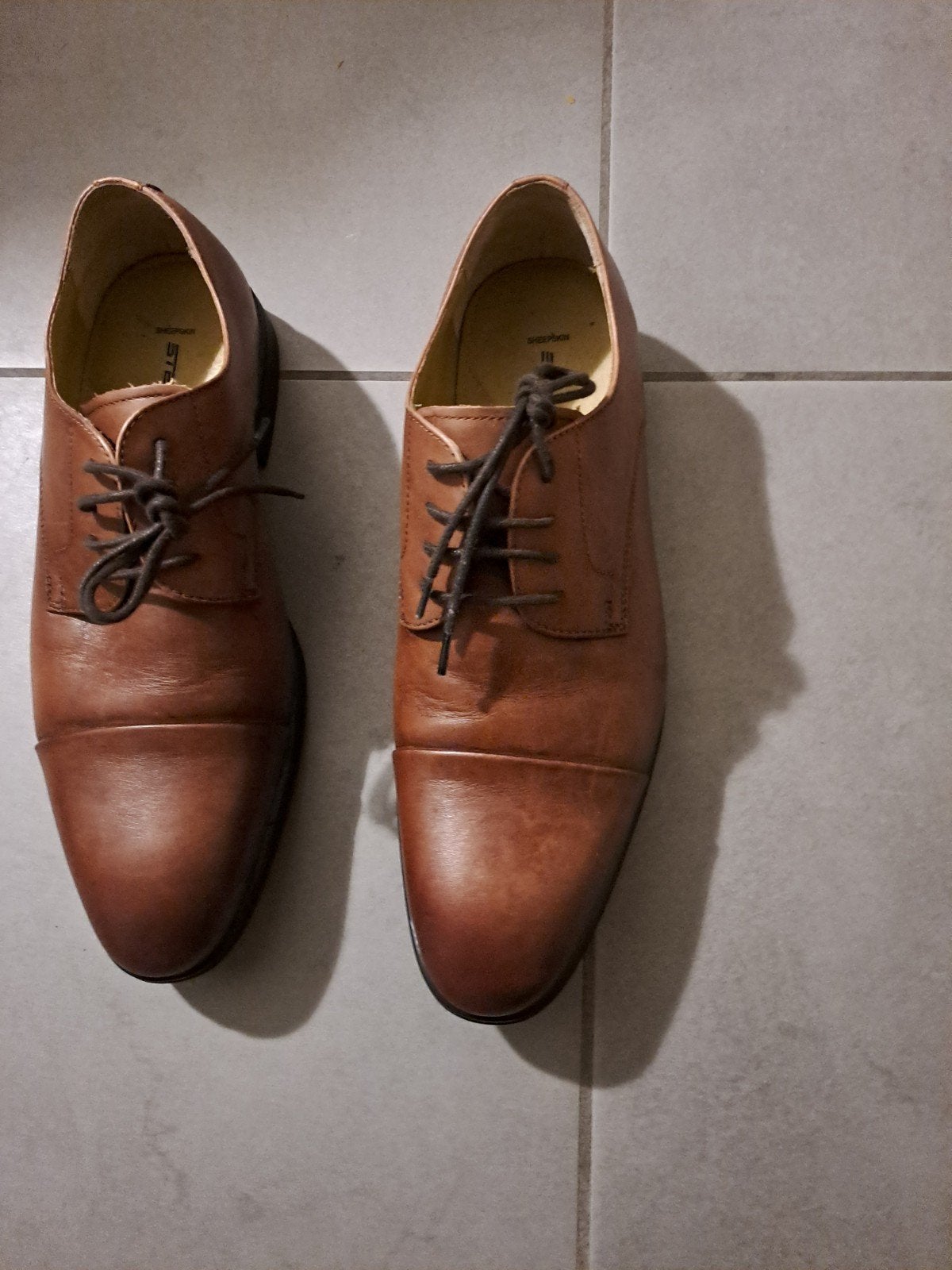 lederen herenschoenen, Ophalen, Bruin