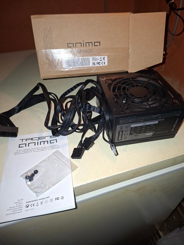 PSU Tacens Anima 600W, Informatique & Logiciels, Enlèvement, Neuf