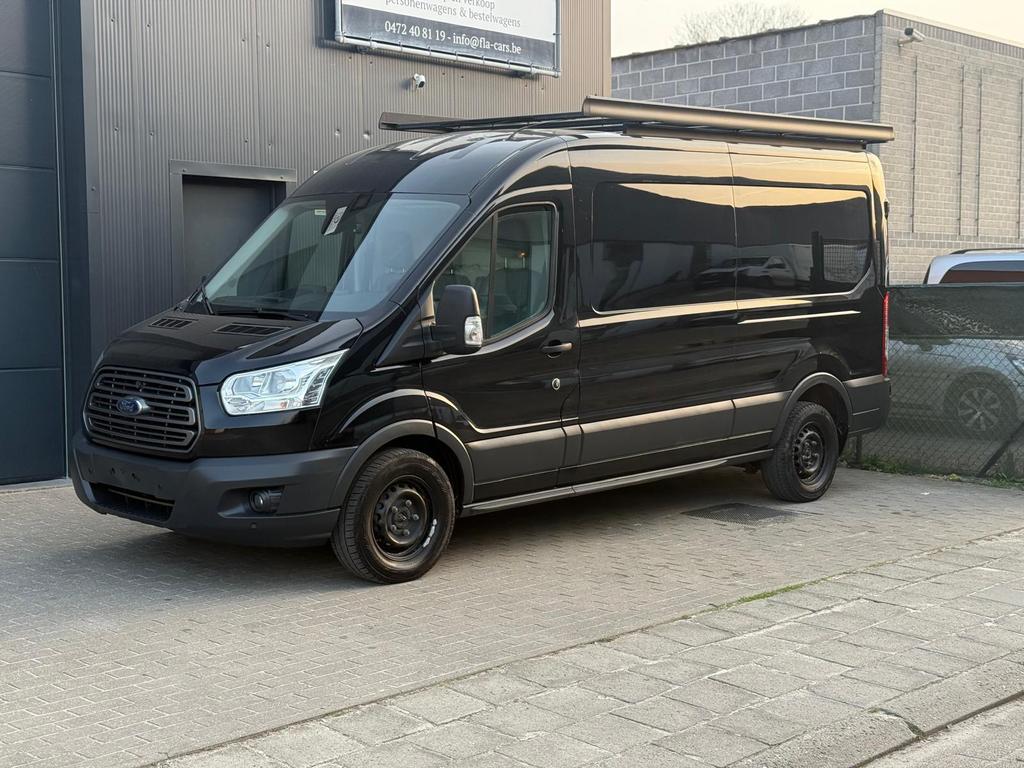 FORD TRANSIT AUTOMAAT BJ2019 EURO6B BAGAGEDRAGER AIRCO  FULL, Euro 6, 4 cilinders, Zwart, Diesel