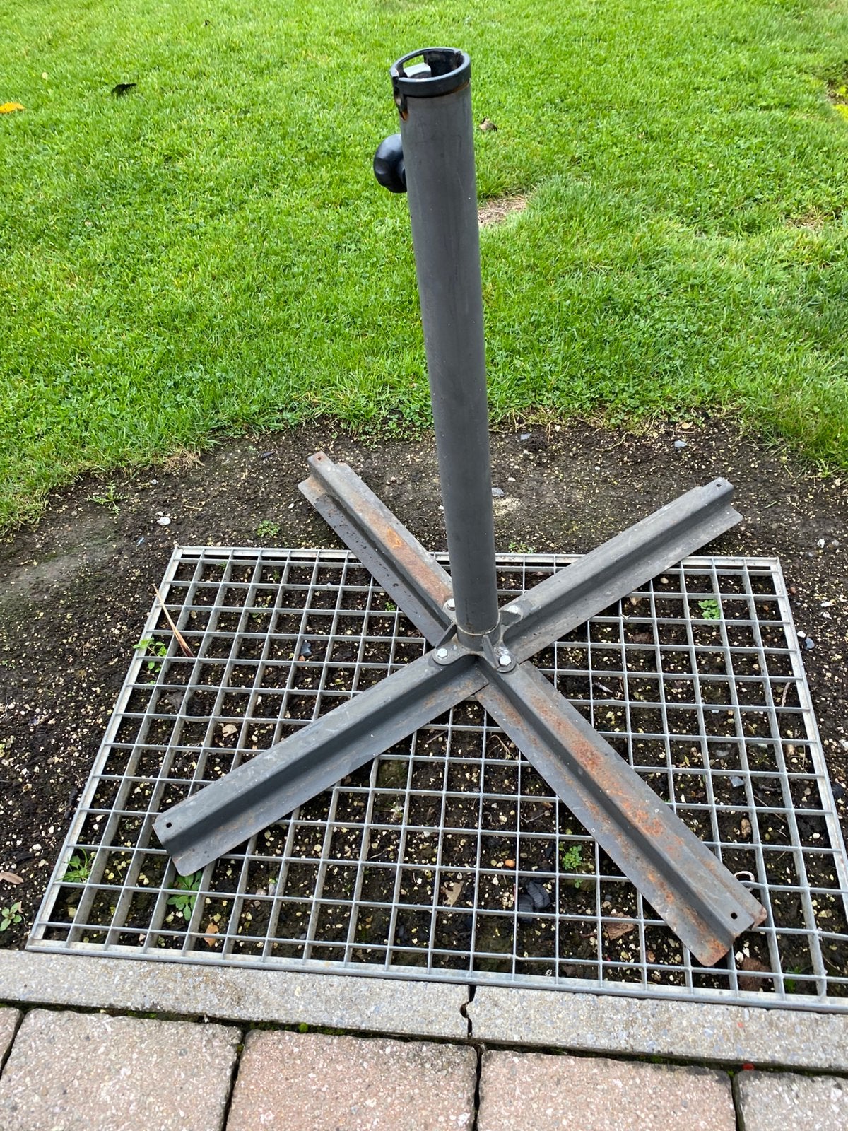 Pied de parasol diamètre, 45mm, Jardin & Terrasse, Enlèvement, Comme neuf
