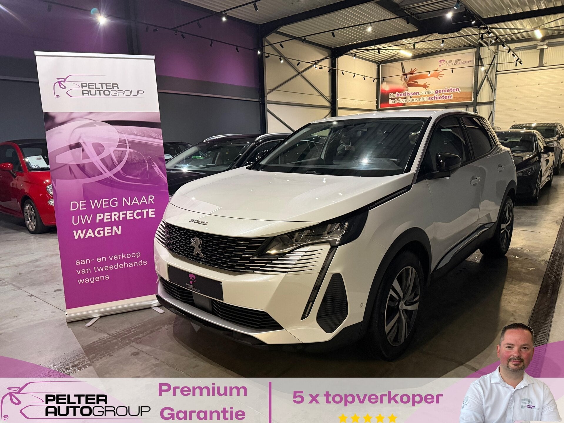 Peugeot 3008 1.2i Allure Automaat Caméra Navi, Auto's, Peugeot, 140 g/km, 1199 cc, 0 kg, Wit